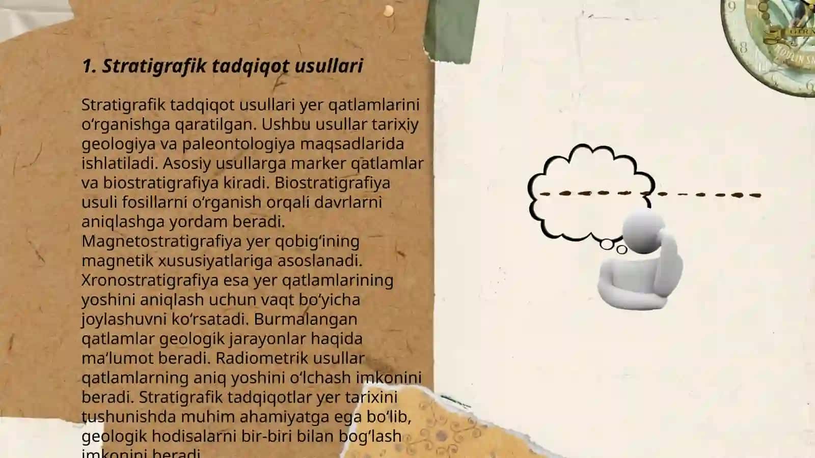 Stratigrafik tadqiqot usullari 3