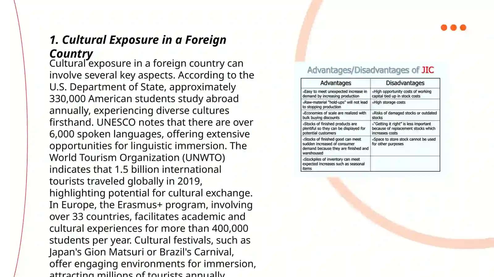 Cultural Exposure in a Foreign Country 3