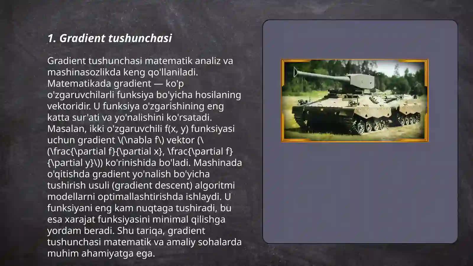 Koʻp oʻzgaruvchili funksiya ekstremumlari 3