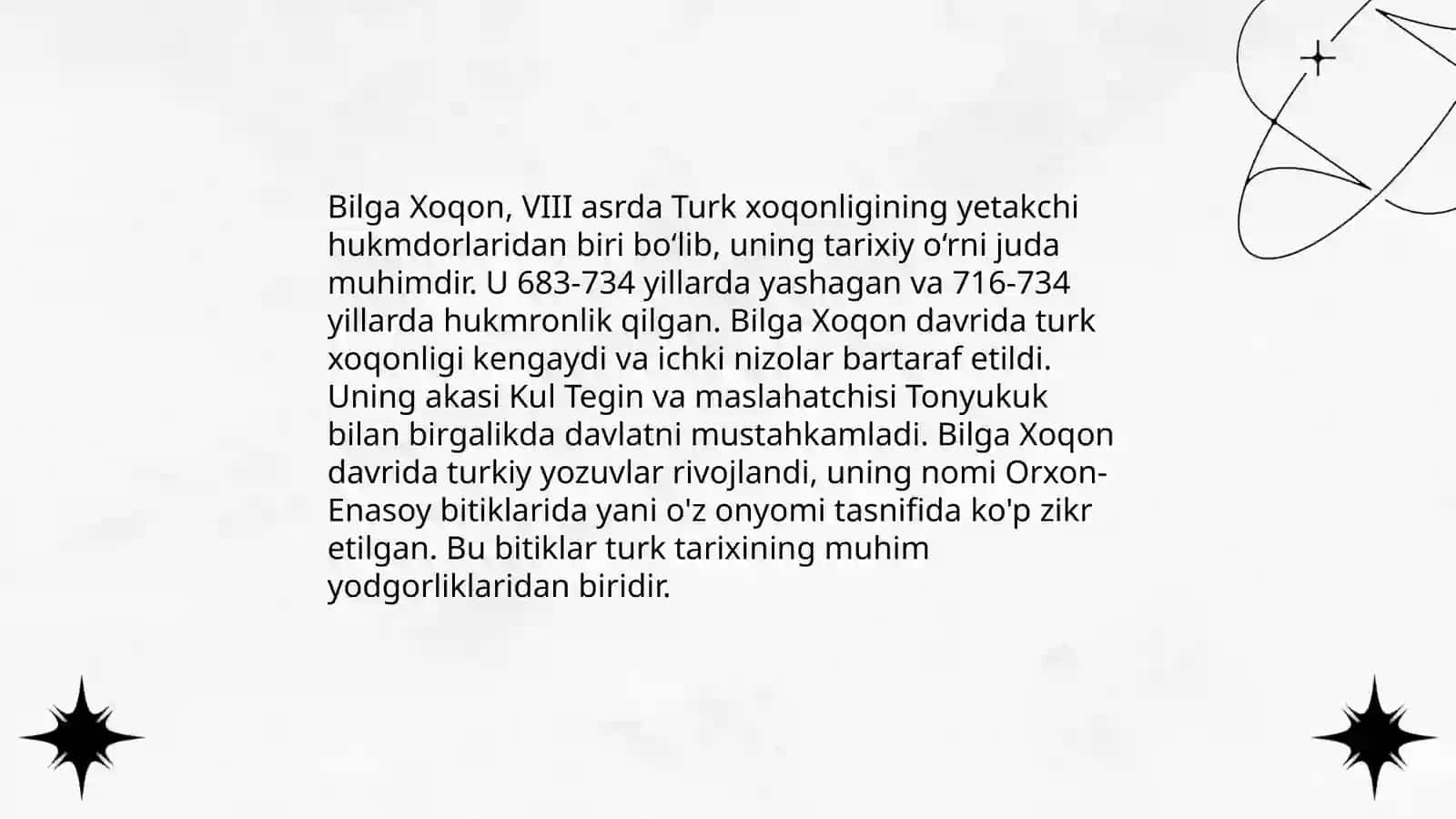 Bilga xoqon va Kultegin bitiktoshi 3
