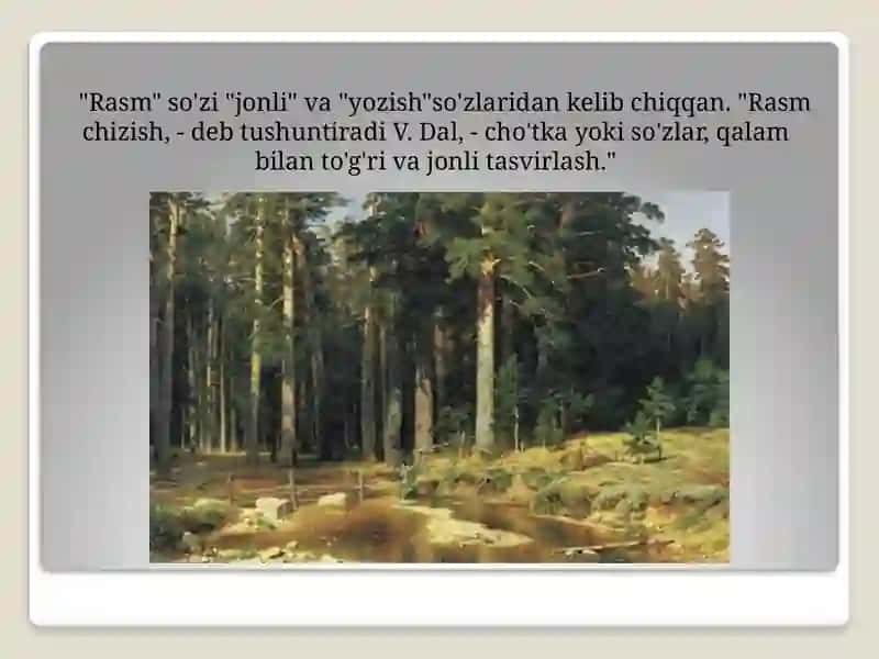 RASSOMLIK RANGTASVIR TURLARI 3