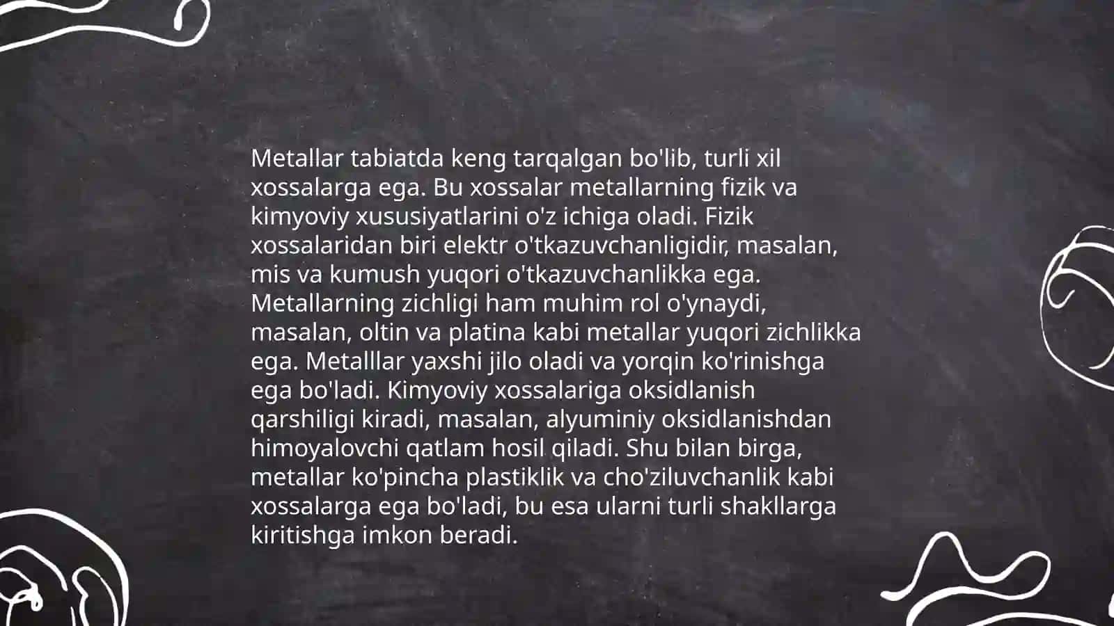 Metall xossalari 3