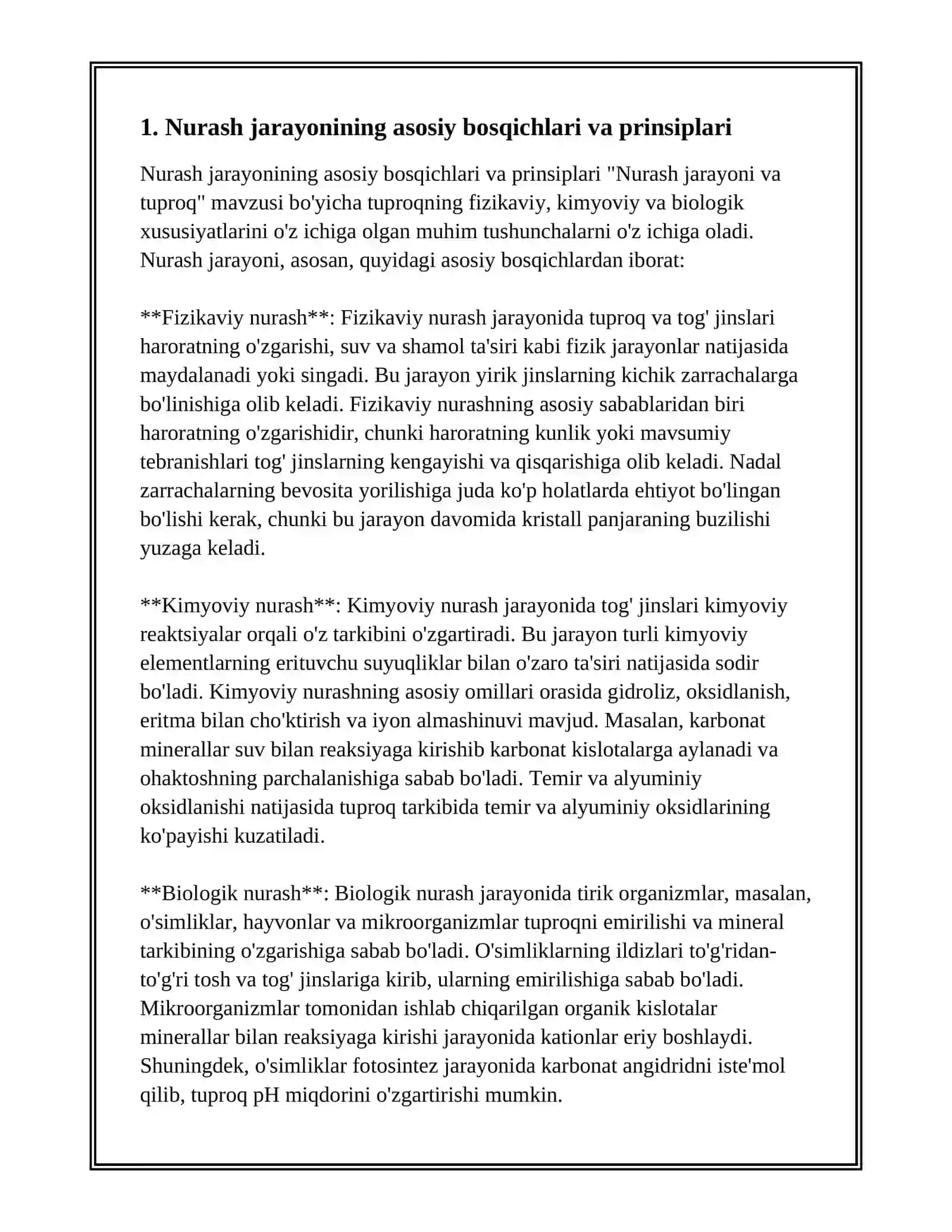 NURASH JARAYONI VA TUPROQ 3