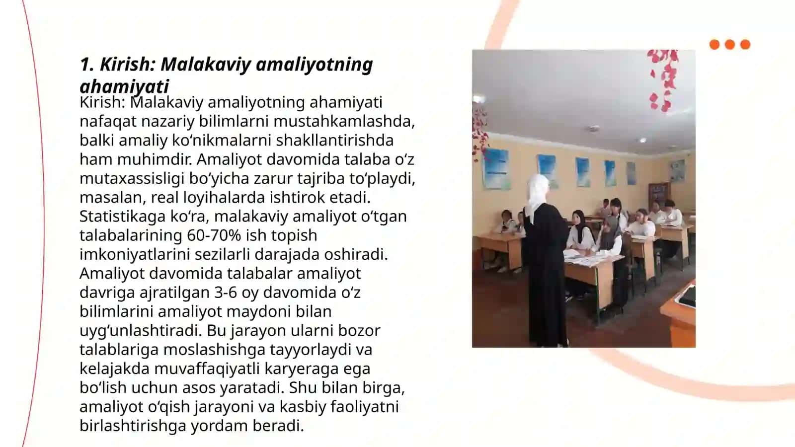 Malakaviy amalyot hisoboti 3