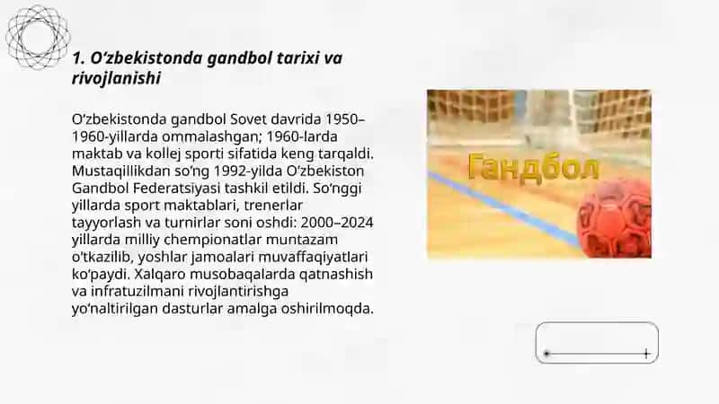 O‘zbekistonda gandbol tarixi va rivojlanishi 3
