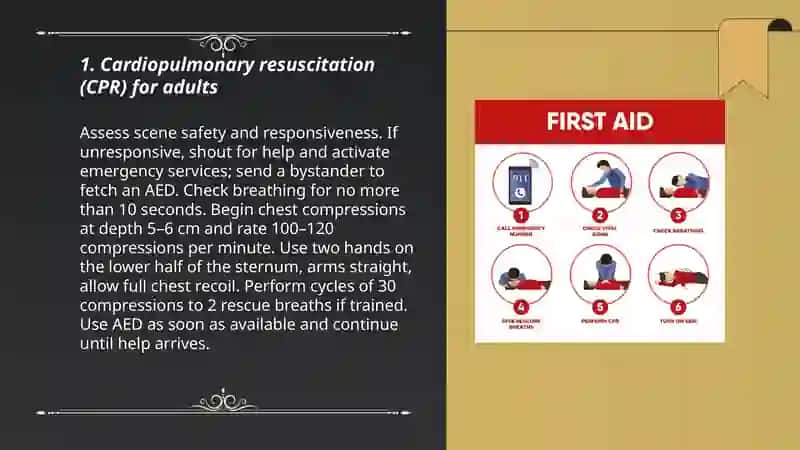 Common First Aid Procedures Presentation 3