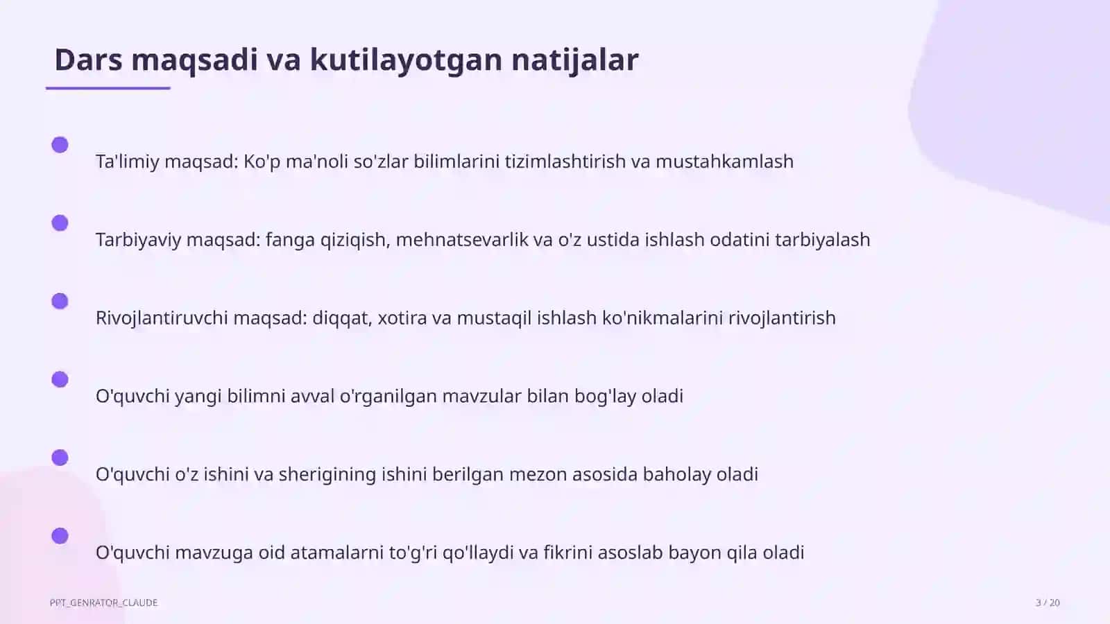 Ko'p ma'noli so'zlar (5-sinf) 3