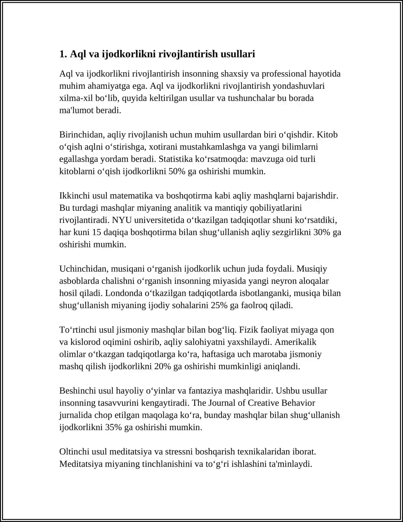 INTELLEKT VA KREATIVLIK 3