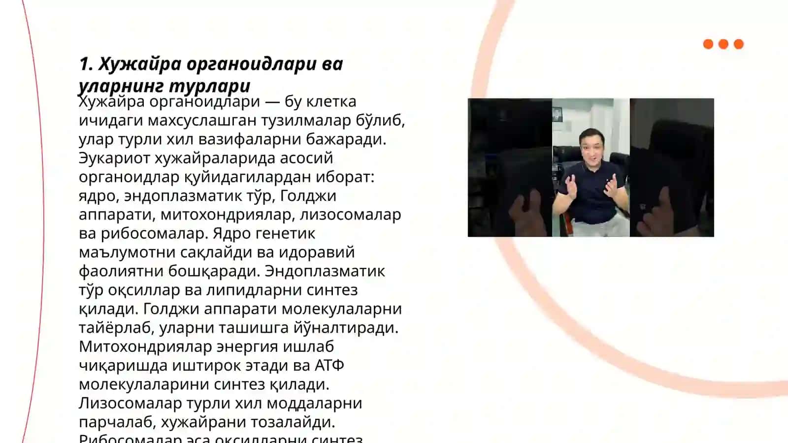 Хужайра органоидлари 3