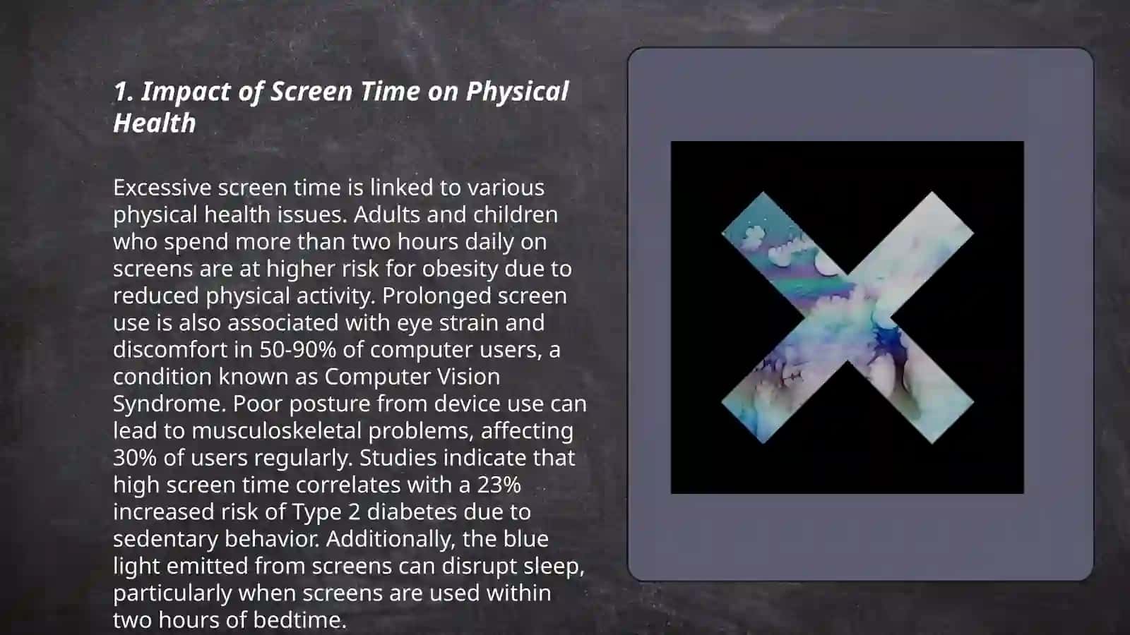 Effect of technology on our healthy 3