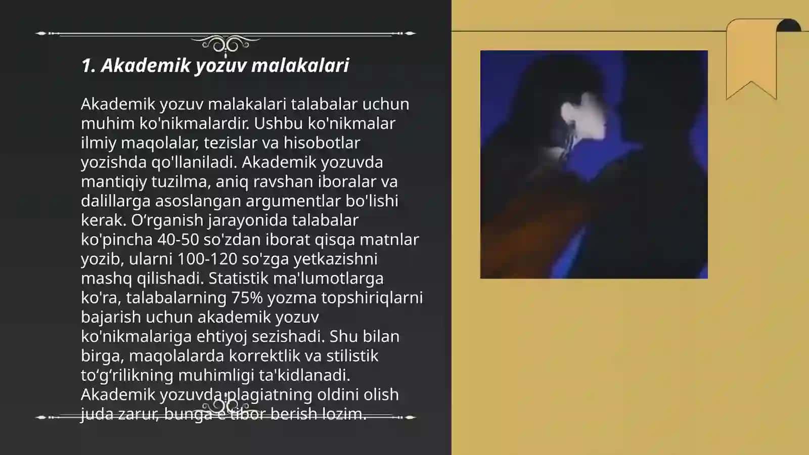 Akademik yozuv malakalari 3