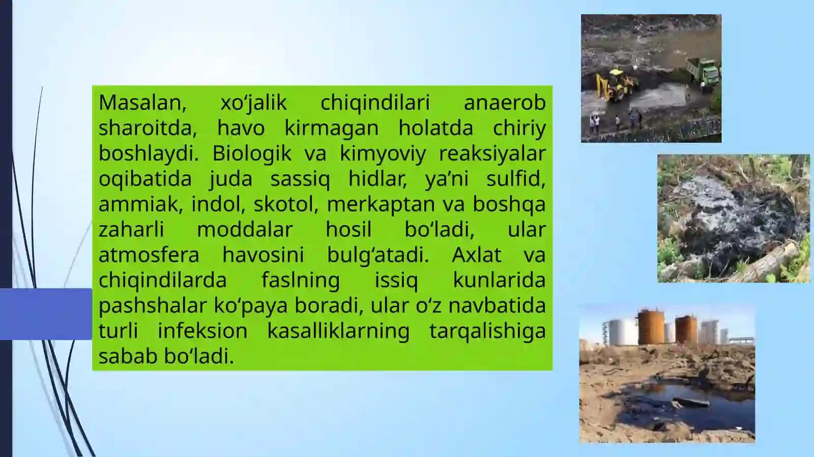 Tuproqni ifloslantiruvchi manbalar 3
