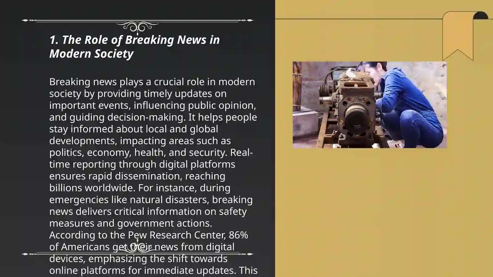 The importance of breaking news 3