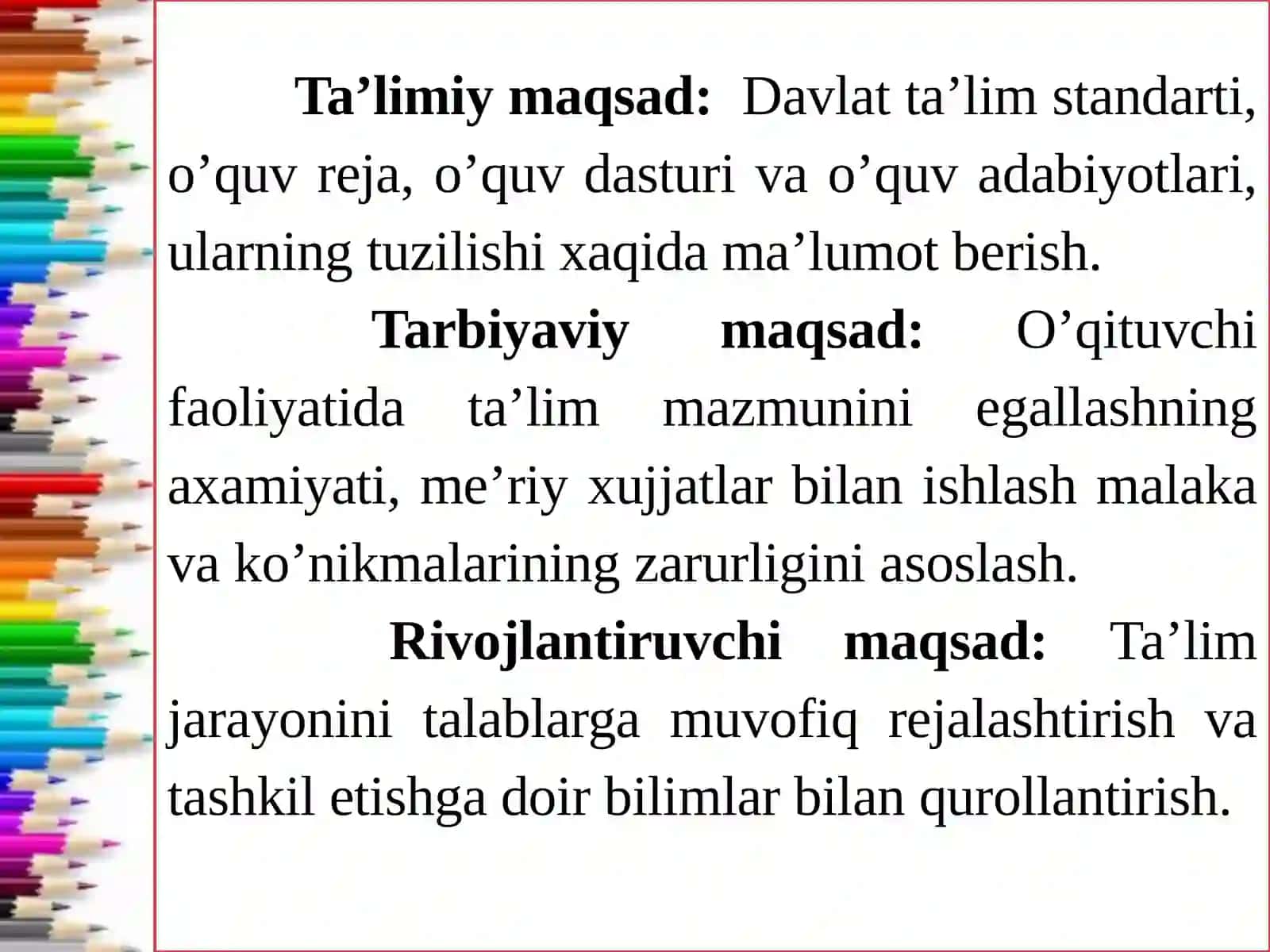 TA’LIM MAZMUNI VA TA’LIMNING ZAMONAVIY TASHKILIY SHAKLLARI 3
