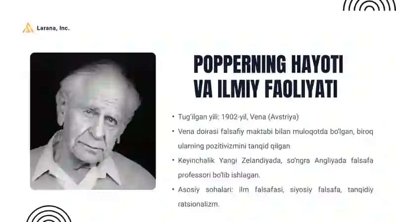 Karl Popper va Insoniyat Kelajagi Haqidagi Falsafiy Qarashlar 3