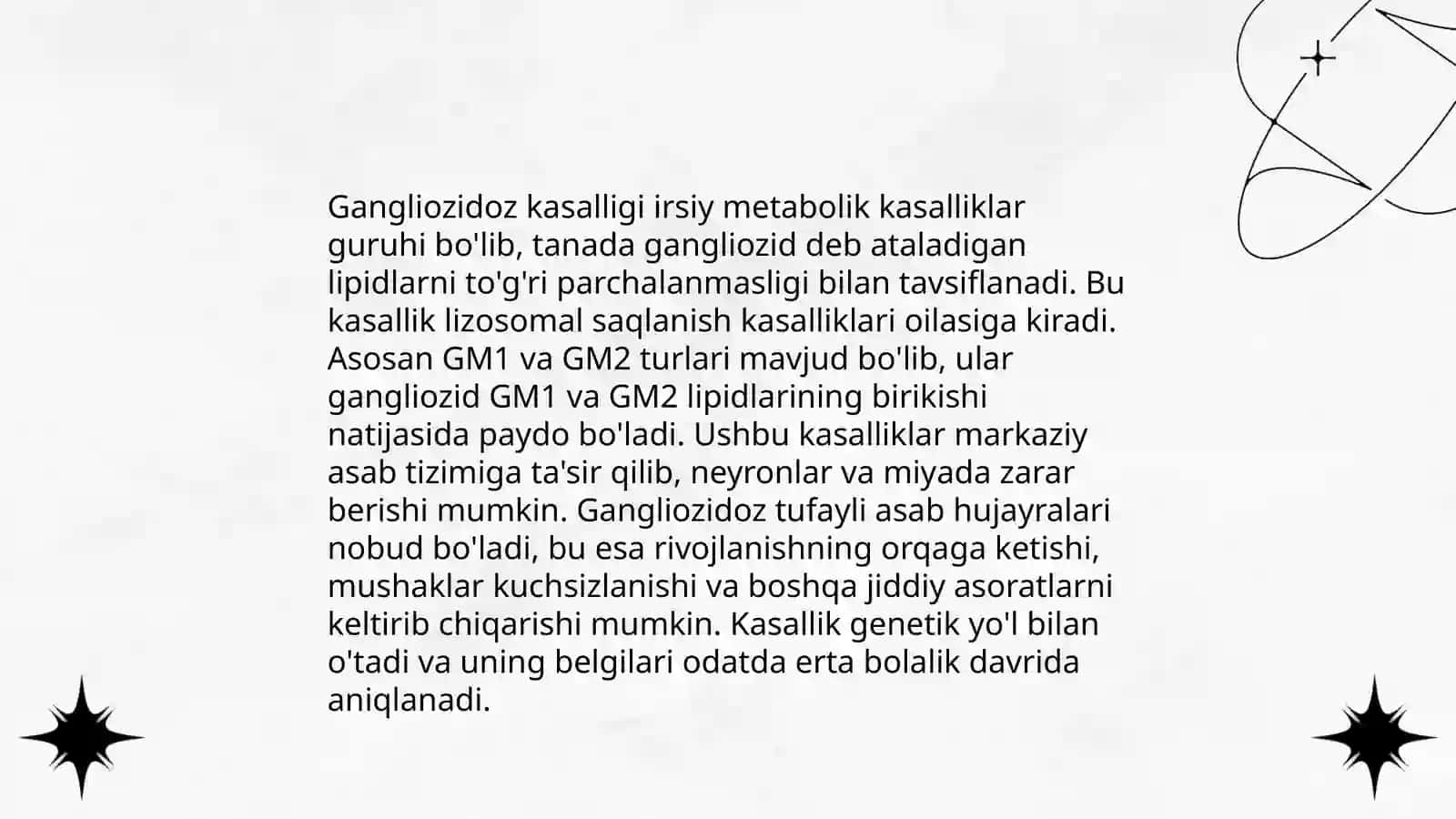 Gangliozidoz kasalligi 3