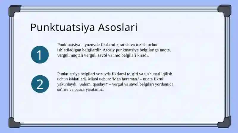 Boshlangʻich sinf punktuatsiya darsliklari 3