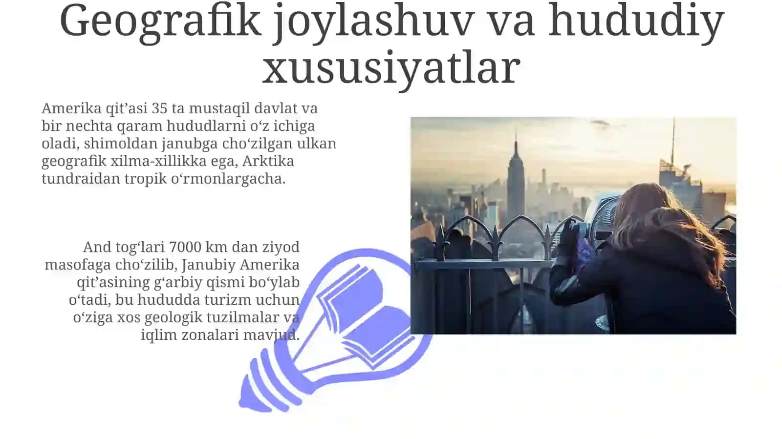 Amerika regionining turizm geografiyasi 3