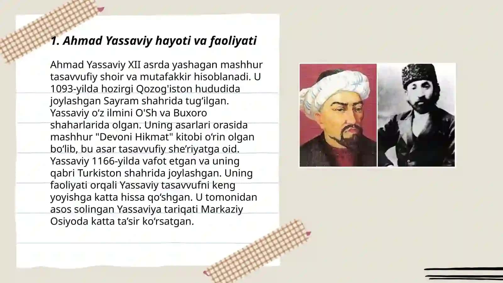 Ahmad Yassaviy tariqoti 3