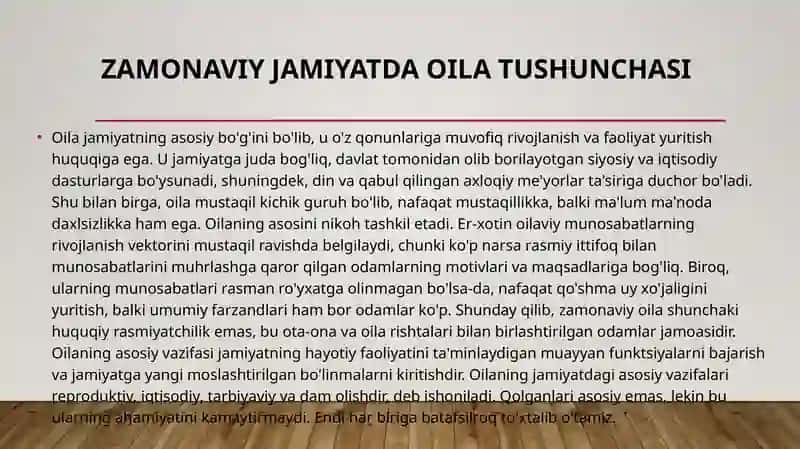 Oila tushunchasi,uning vazifalari va turlari pptx 3