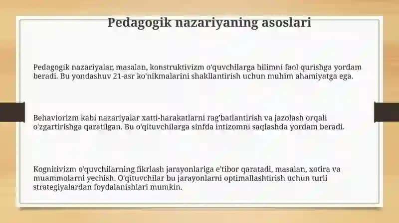 Pedagogik mahorat asoslari 3