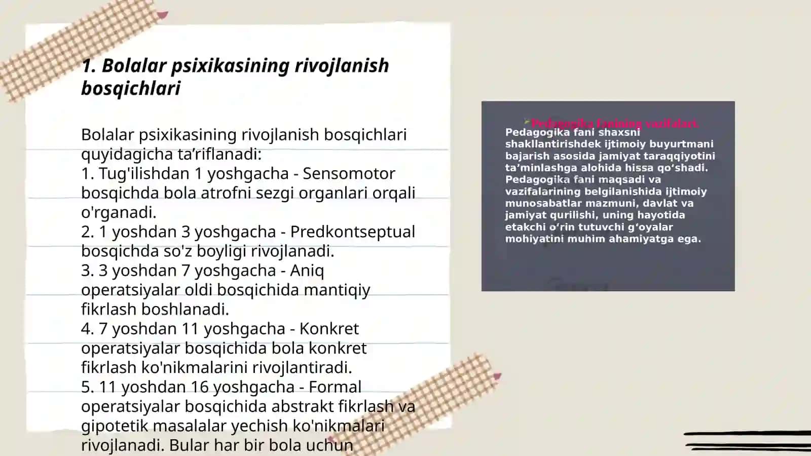 Bolalar psixalogiyasi va psixadiagnostikasi 3