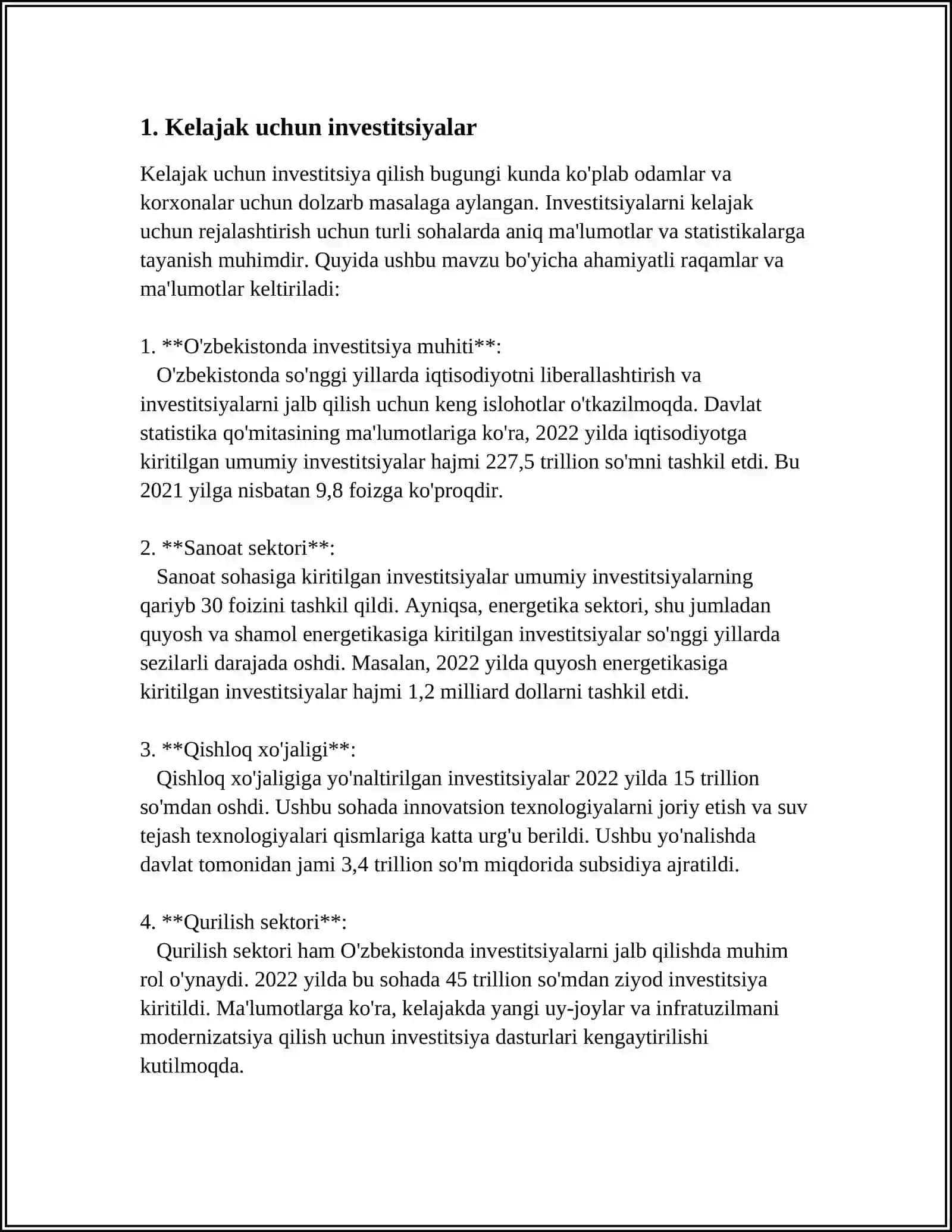 TEJAMKORLIK FAROVONLIK GAROVI 3