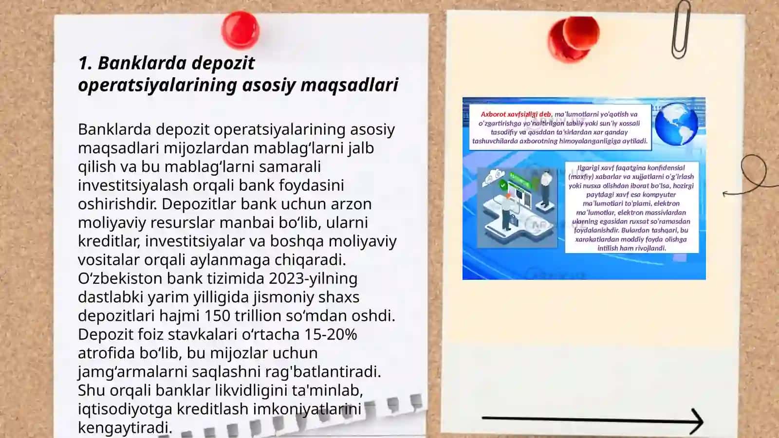 Banklarda depozit operatsiyalarining tashkili 3