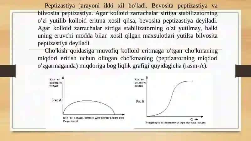 KOLLOIDSISTEMALARNING KLASSIFIKASTIYASI VA OLINISH, TOZALASH USULLARI 3
