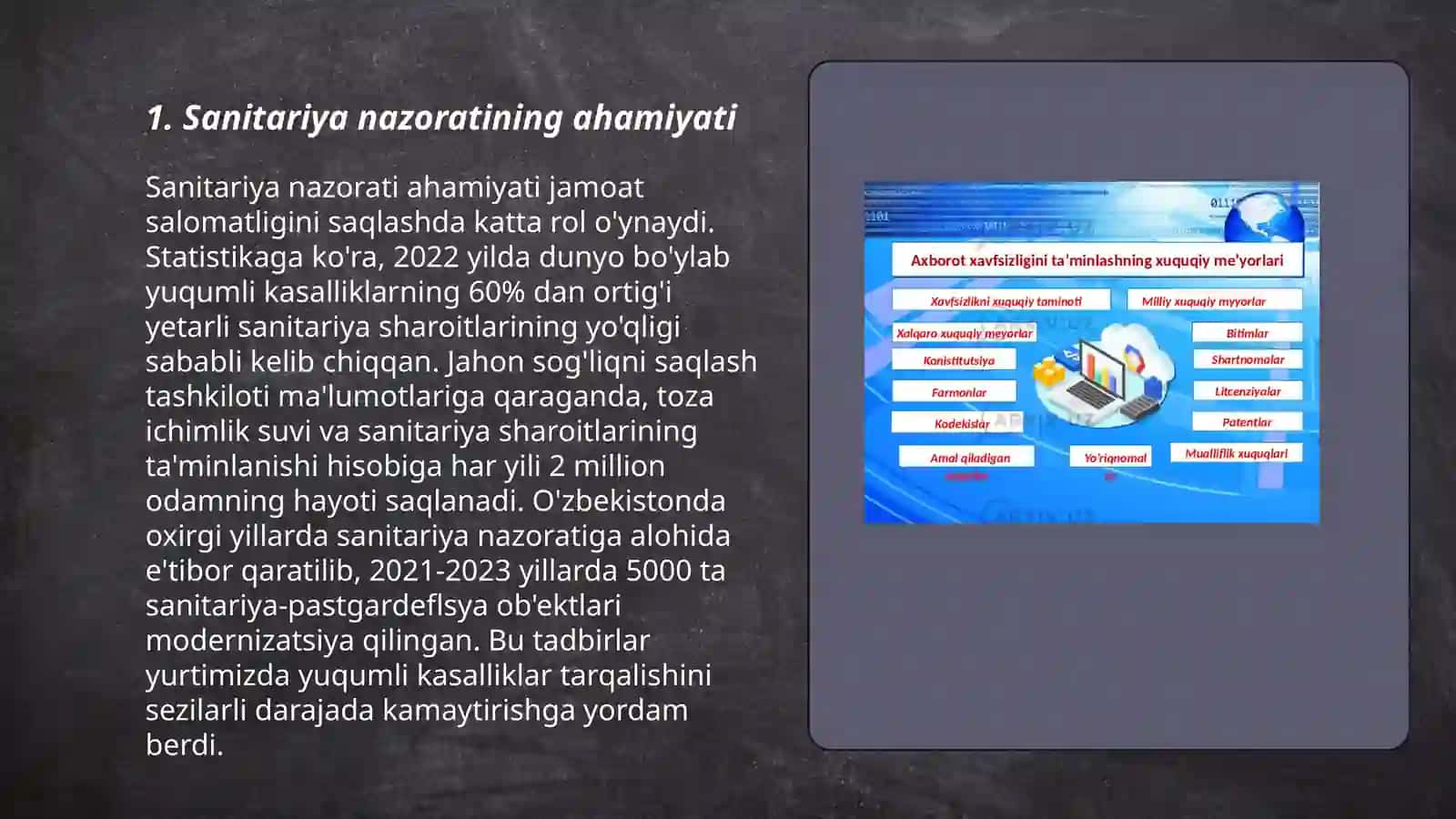 Sanitariya nazoratini tashkil qilish 3