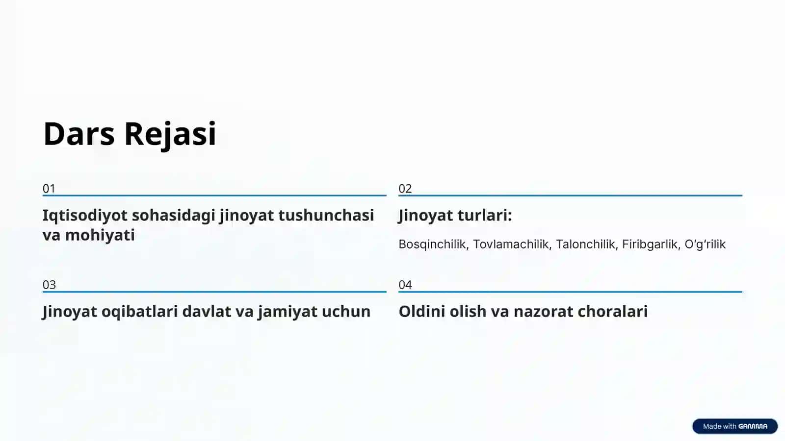 Iqtisodiyot sohasidagi jinoyatlar 3