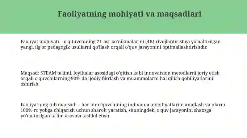 Oʻqituvchining innovatsion faoliyati 3