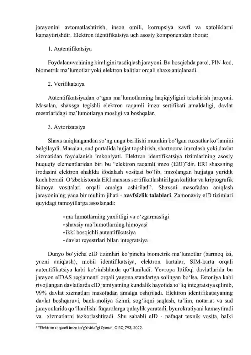 Elektron identifikatsiya tizimi va legal tech 3