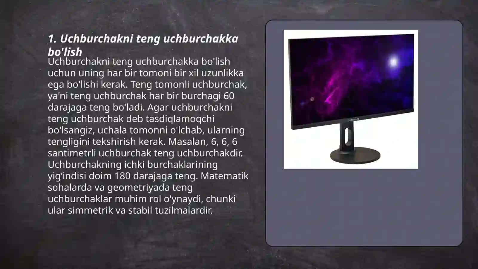 Pifagor teoremasining ba'zi tadbiqlari 3