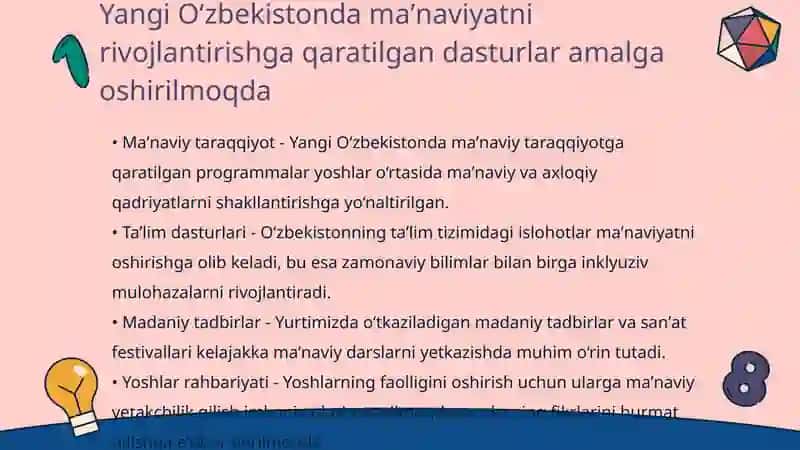 Maʼnaviy taraqqiyot 3