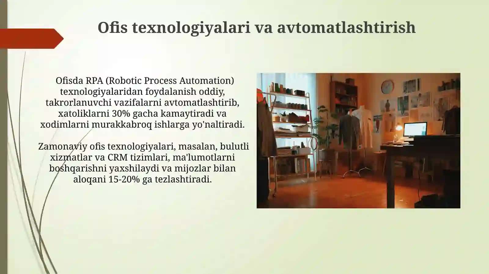Ofis texnologiyalari va avtomatlashtirish 3