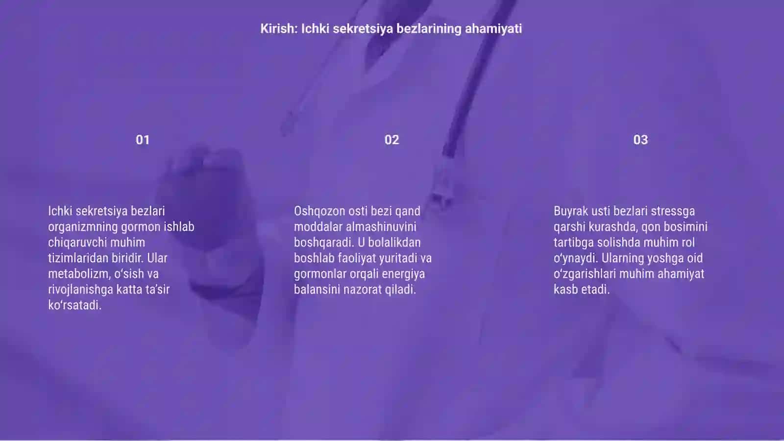 Oshqozon osti va buyrak usti bezlarining yosh xususiyatlari 3