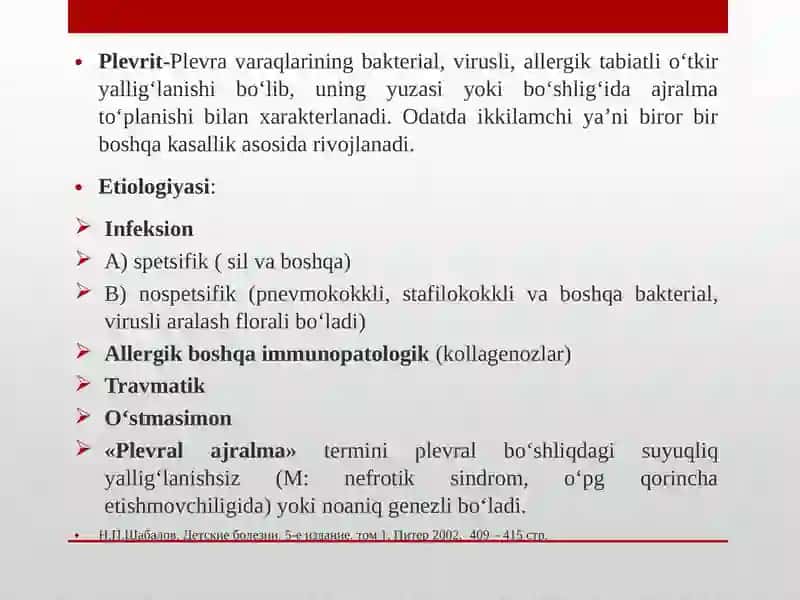 Pnevmoniya Asoratlari 3
