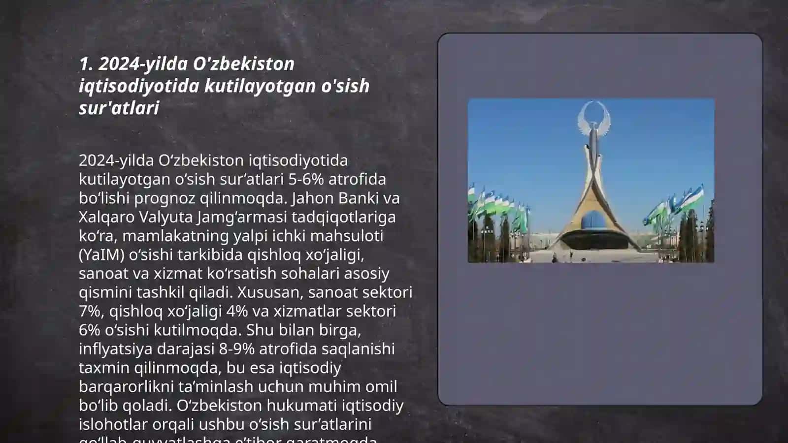 2024-yil O'zbekistondagi iqtisodiy yangiliklar 3