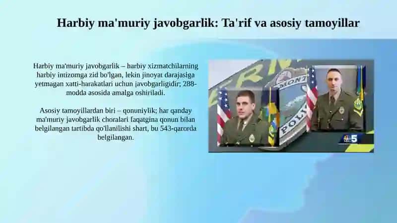 Harbiy ma'muriy javobgarlik 3