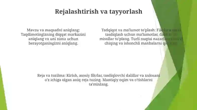 Taqdimot Tayyorlash 3