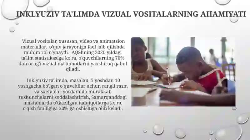 Inklyuziv ta'limda vizual vositalarning ahamiyati 3