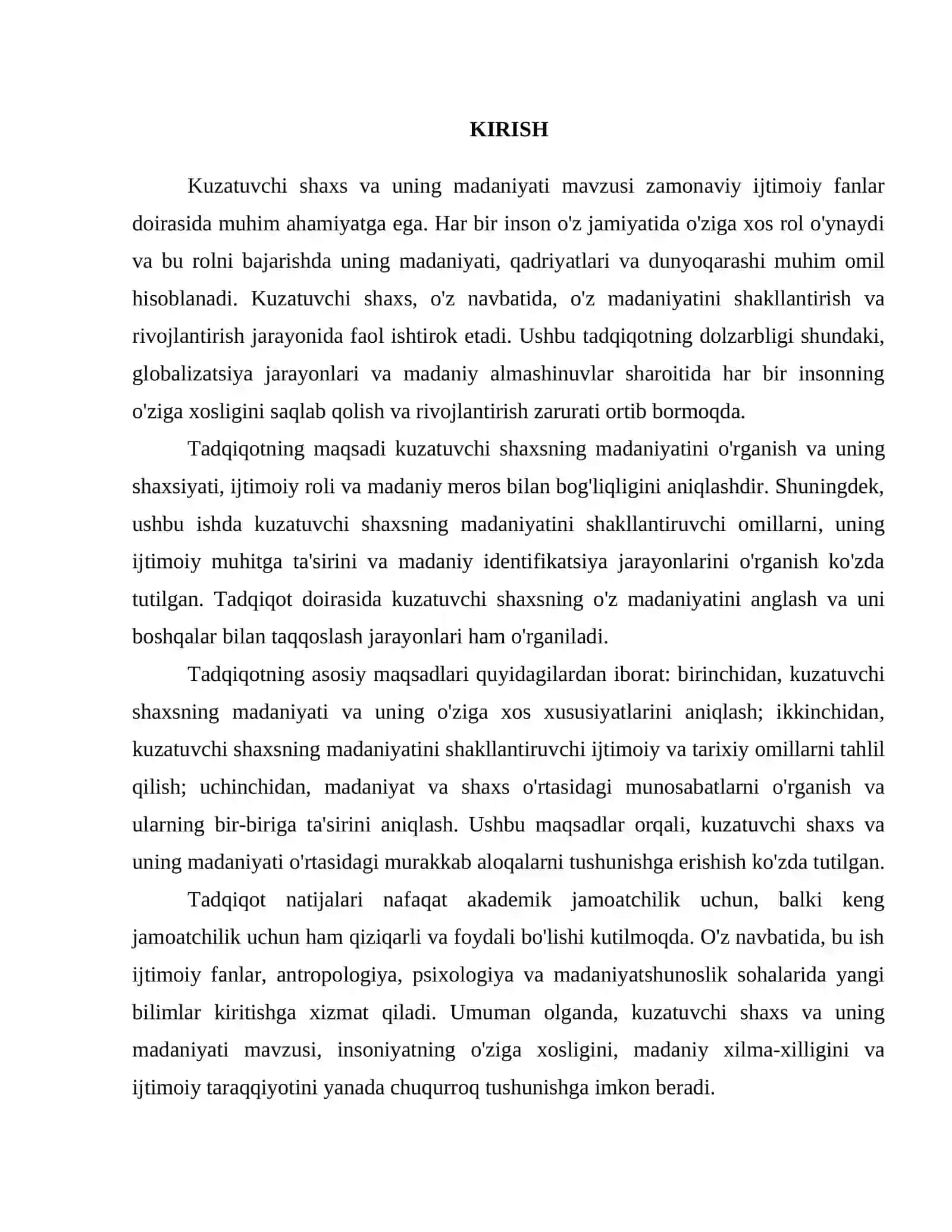Kuzatuvchi shaxs va uning madaniyati 3