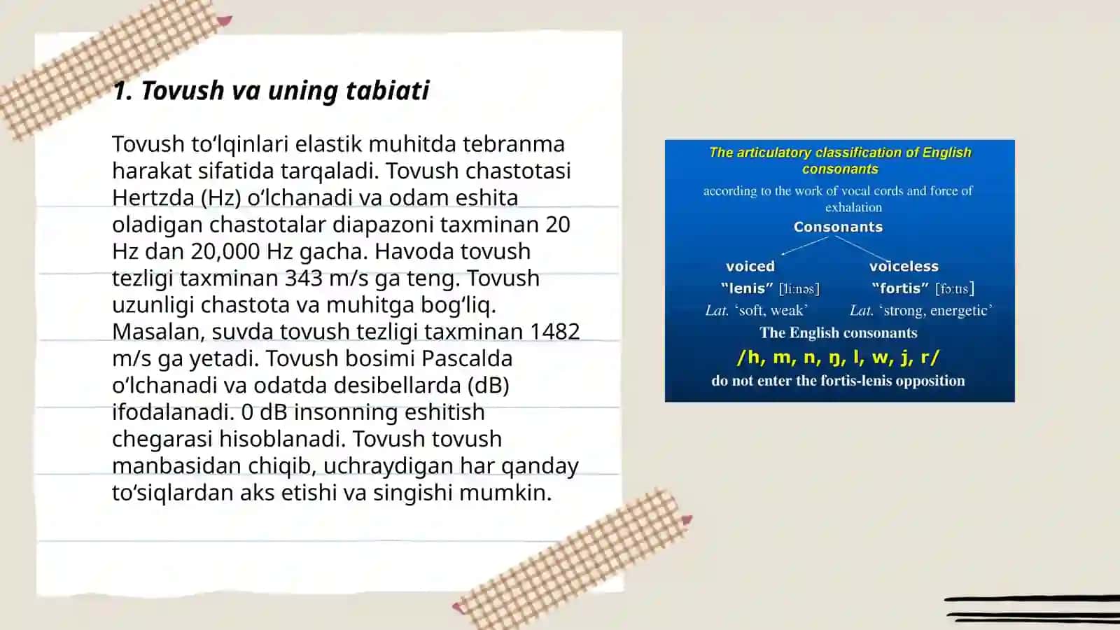 Tovush va fonema 3