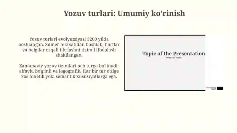 Yozuv. Grafika 3
