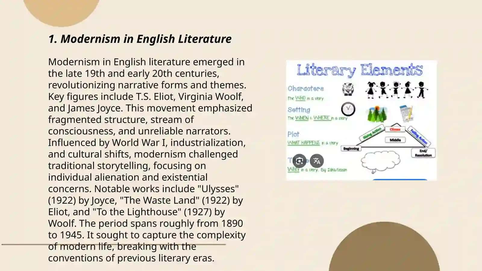 Modernism in English Literature 3