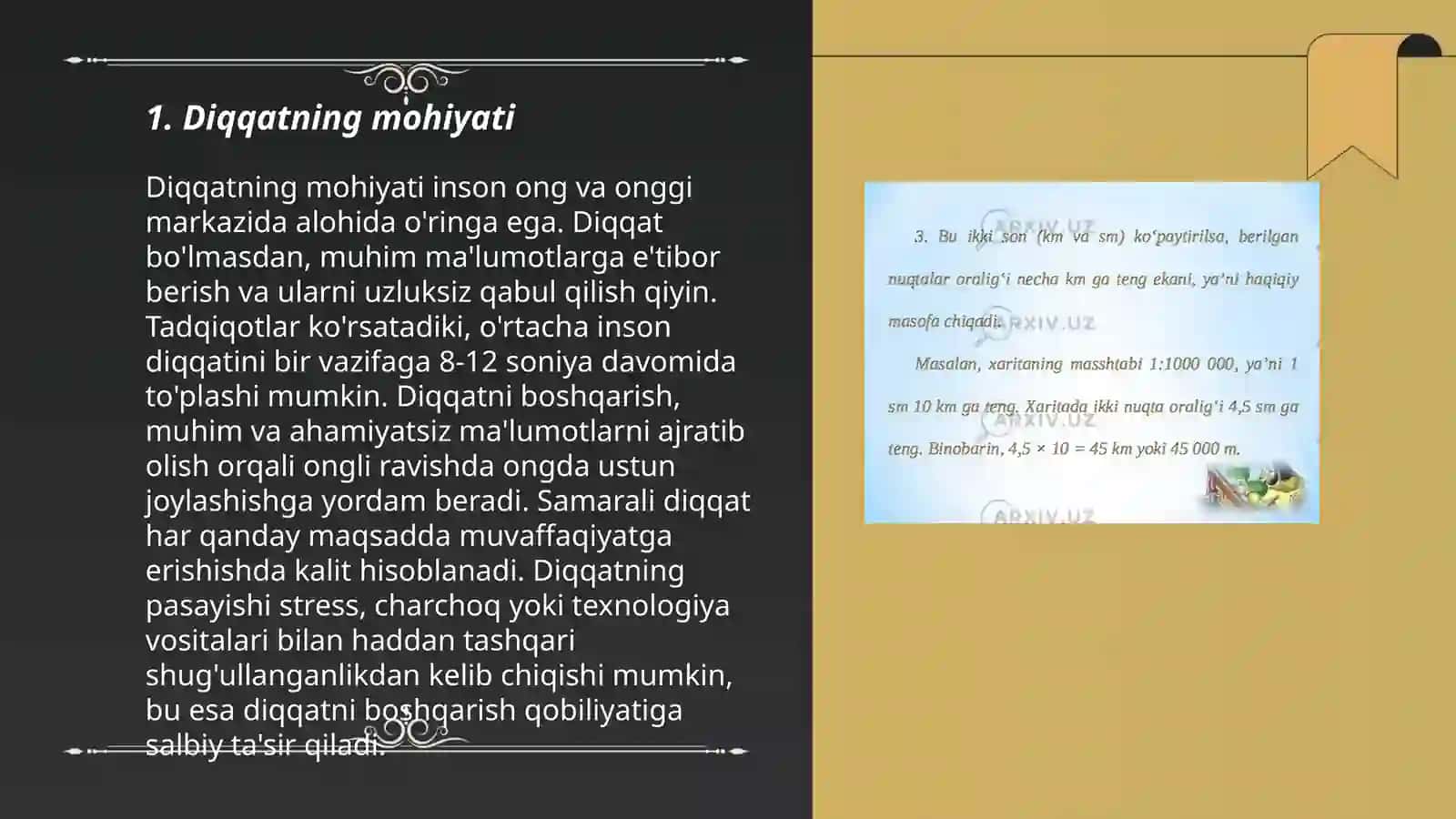 Diqqat va uning turlari 3