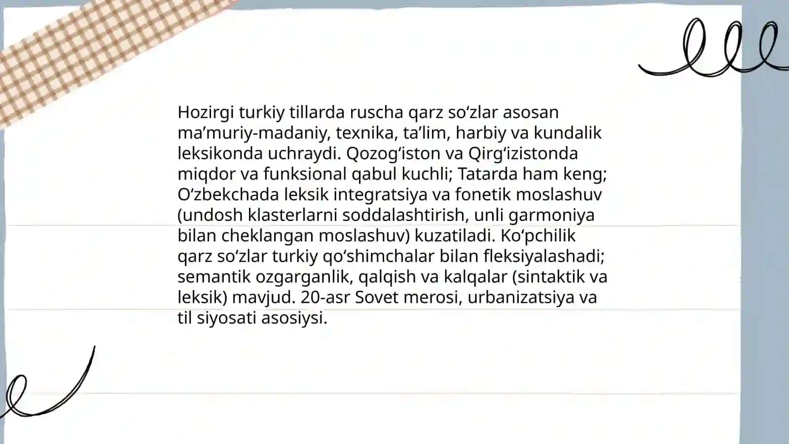 Hozirgi turkiy tillar leksikasining qiyosiy tahlili 3