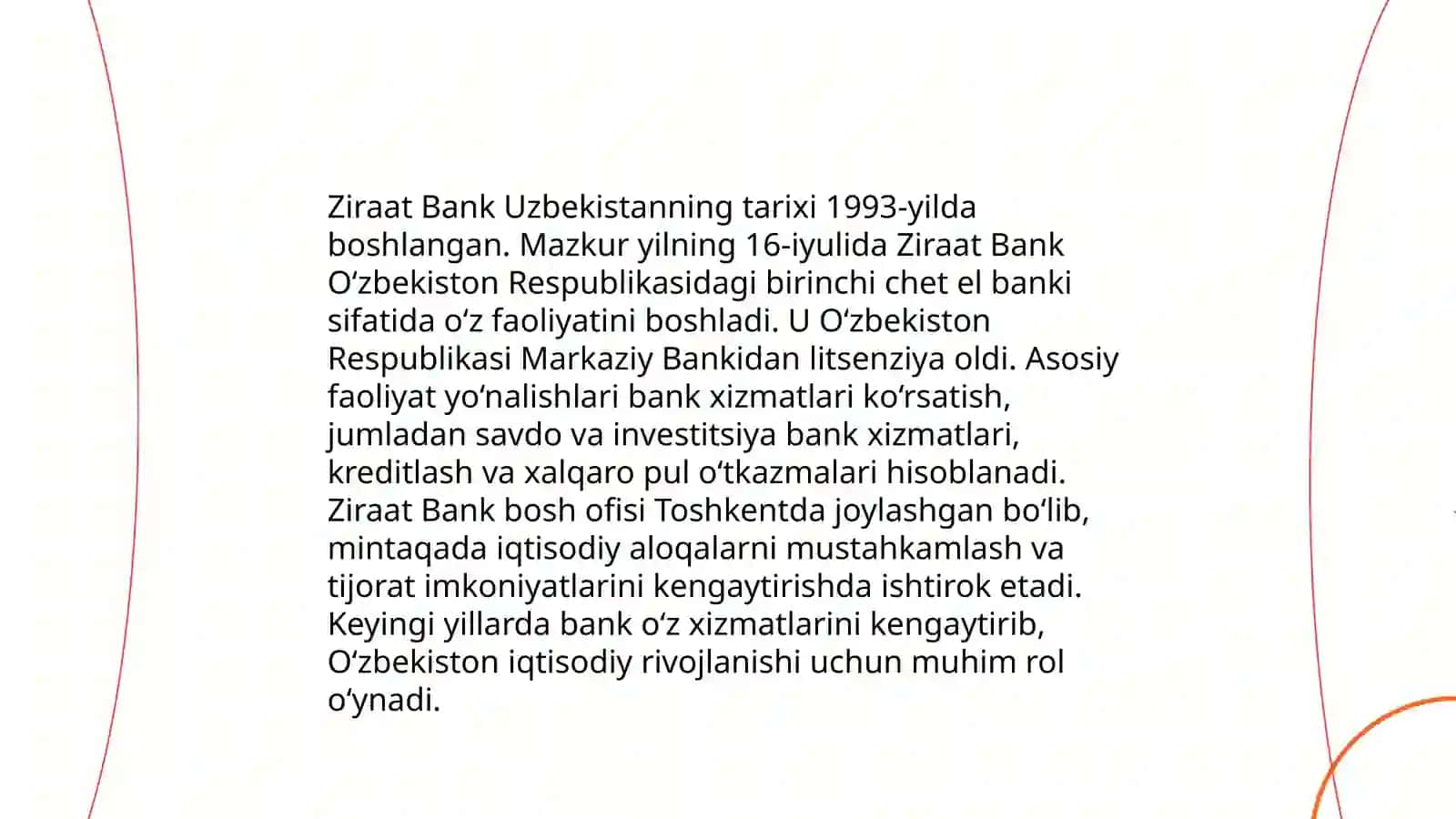 Ziraat Bank Uzbekistanning tarixi 3