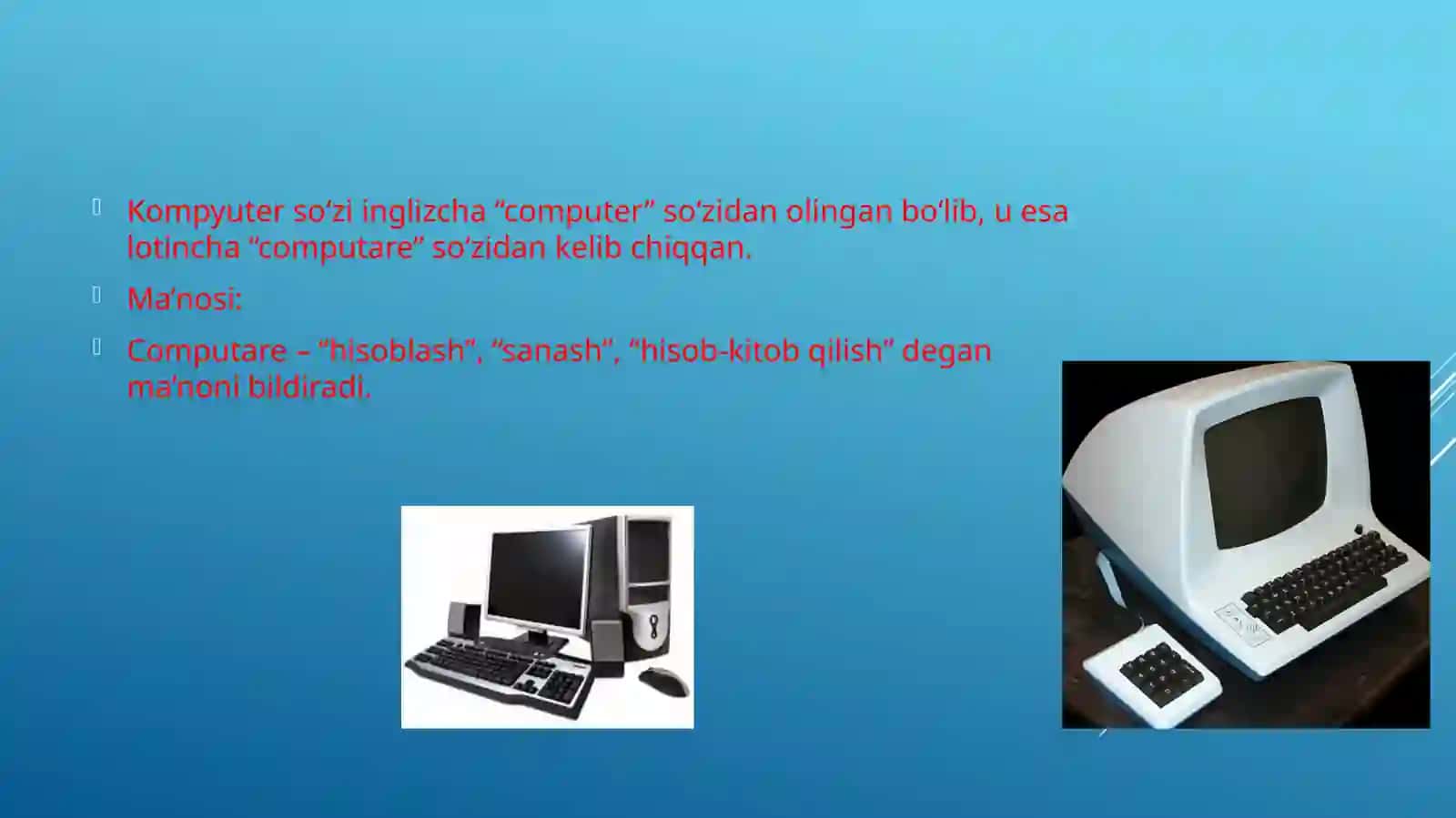 KOMPYUTER TARIXI 3